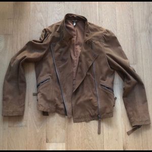 Iro suede biker jacket